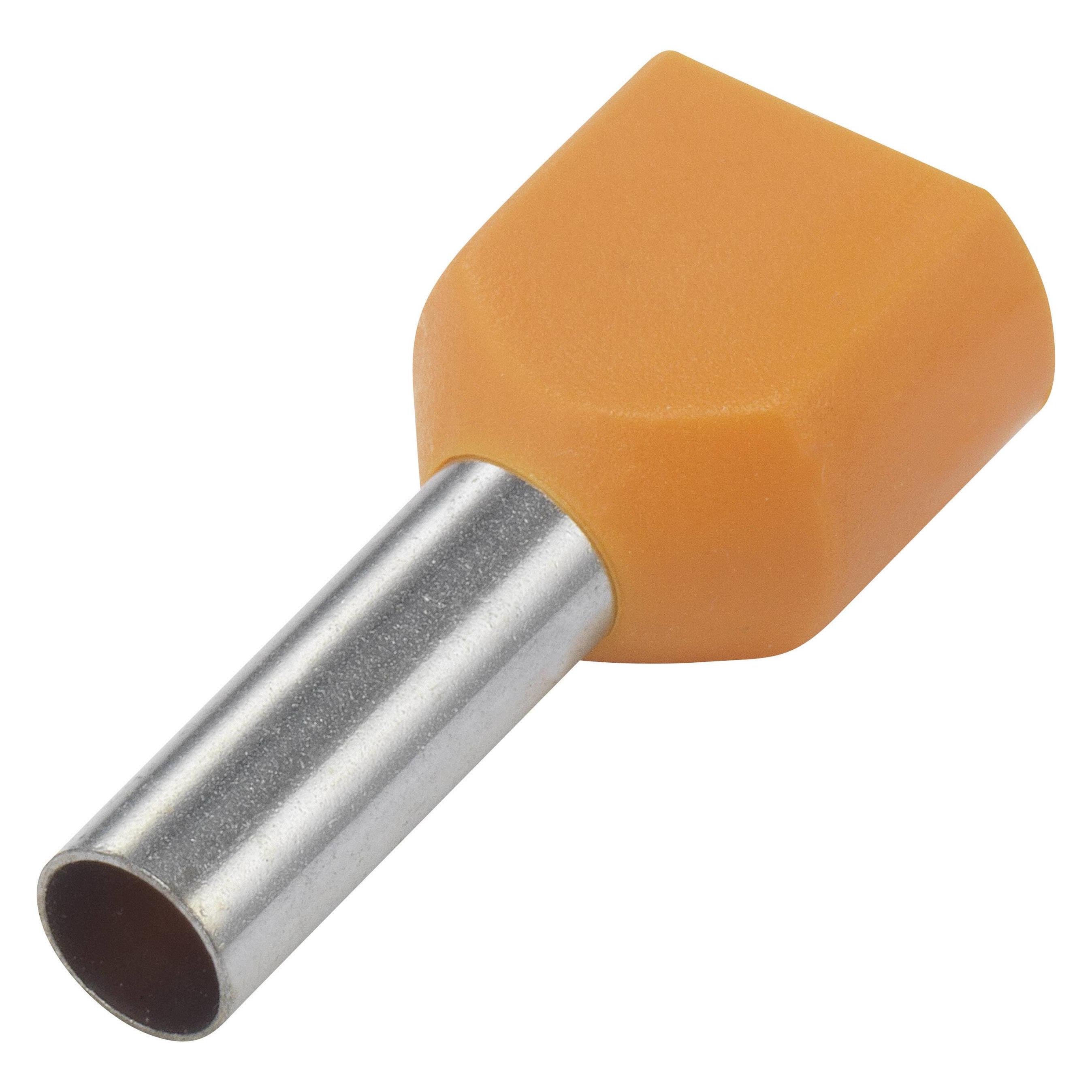 Tru Components Zwillingsaderendhülse, isoliert (1091317)