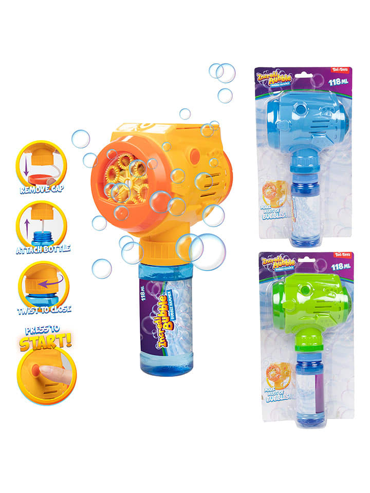 Toi-Toys Seifenblasenpistole "Hammer" - ab 3 Jahren - (Überrraschungsprodukt) - onesize
