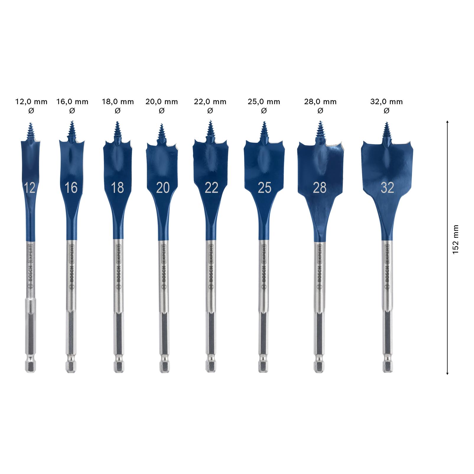 Bosch Hausgeräte EXP SelfCutSpeed Flachfräsbohrerset 8tlg. (2608902111)