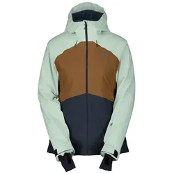 Scott ULTIMATE DRYO 10 - Skijacke für Damen - S fresh green/bread brown