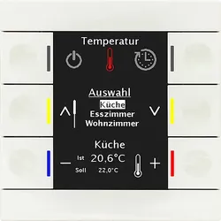 MDT technologies Bedienzentrale Smart 86 Farbdisplay rws/glän BE-BZS86.01