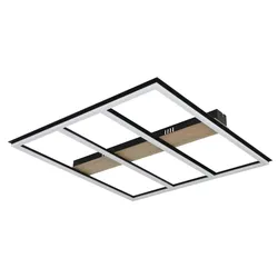 Globo Lighting Deckenleuchte   ¦ schwarz ¦ Maße (cm): B: 60 H: 5,5