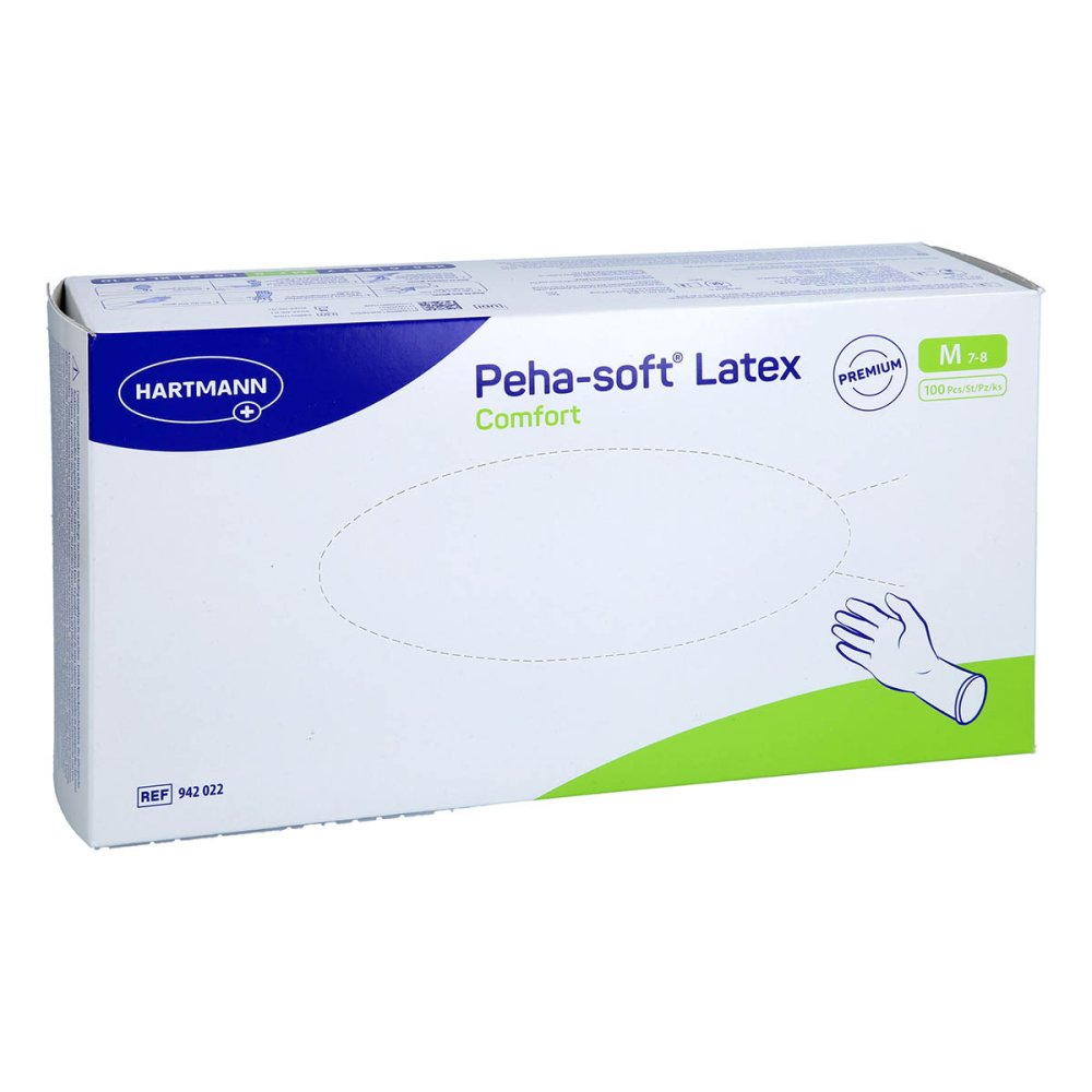 PAUL HARTMANN AG Peha-soft Latex Comfort Unt.hands.unsteril Pf M 19296687