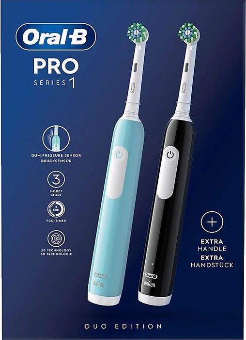 Oral-B Pro Series 1 Blau und Schwarz Design von Braun