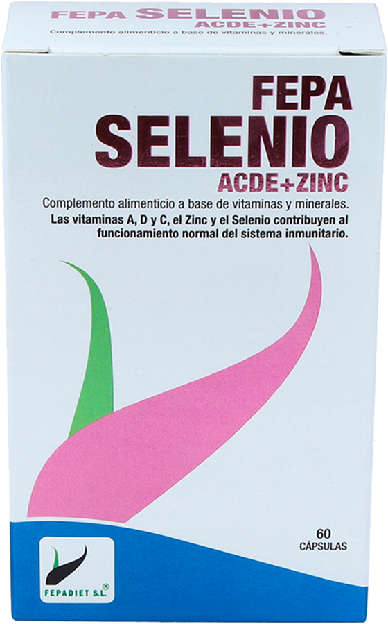 Fepadiet Selenium Acde + Zinc 200 Ug. 60 Capsules