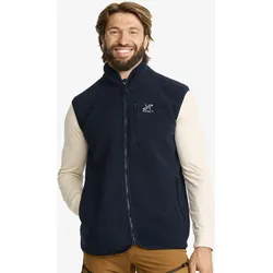 Canyon Full-zip Pile Fleece Vest Herren Navy, Größe:S - Herren > Oberteile > Fleece & Midlayers - Blau