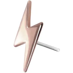 14 Karat Gold Aufsatz mit Titan Push Pin BLITZ