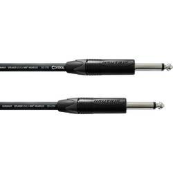 Cordial CPL 5 PP Klinke Lautsprecher Kabel [1x Klinkenstecker 6.35 mm - 1x Klinkenstecker 6.35 mm] 5.00 m Schwarz