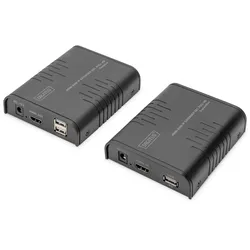 DIGITUS IP KVM Extender Set, 120 m Punkt-zu-Multipunkt, 1080p/60Hz