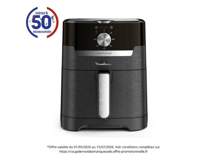 Friteuse sans huile Airfryer 4,6 L Easy Fry & Grill EZ501810 MOULINEX