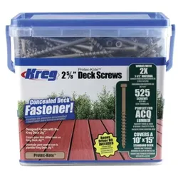 Kreg Protec-Kote™ Terrassenschrauben - 67 mm | SDK-C262W-525