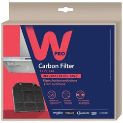 Bauknecht WPRO Kulfilter til Emhaette, Dunstfilter, Schwarz