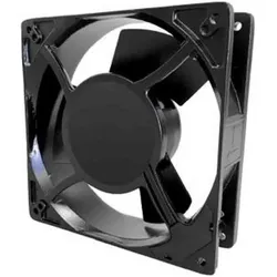 RS PRO AC FAN 127x38mm 230vac all metal IP55 te (127 mm), PC Lüfter, Schwarz
