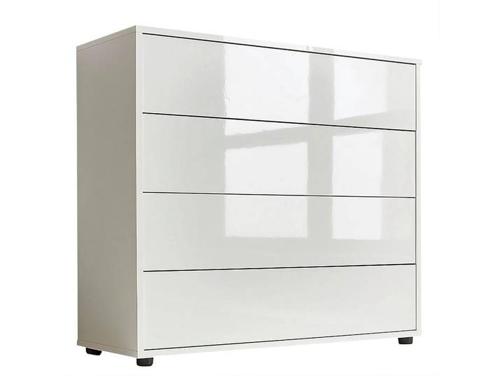 KOMMODE Mailand Weiß/Weiß HG B: 79cm