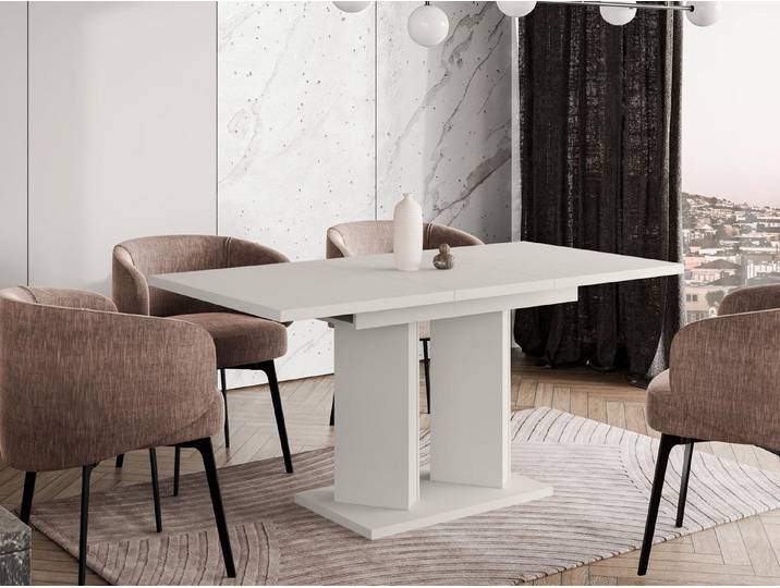 Compleo Esstisch Rechteckiger Tisch, 120-160 cm, Modern Design