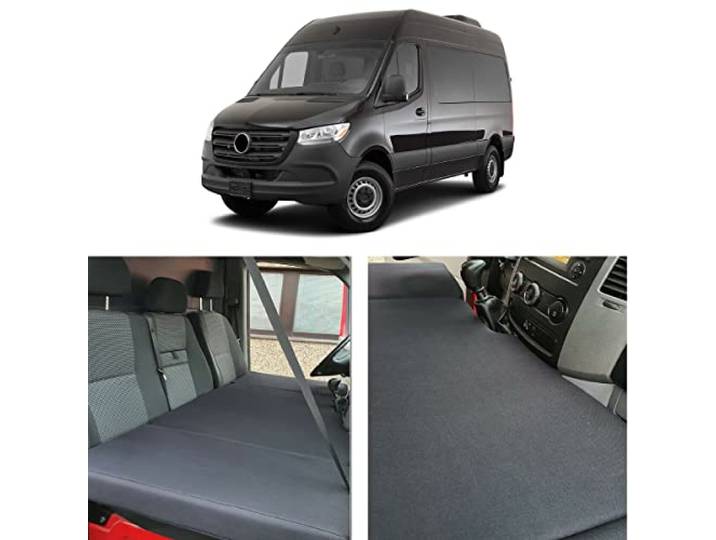 BREMER SITZBEZÜGE Camper-Bett Kinderbett Fahrerhausbett kompatibel mit Mercedes Sprinter W907/910 2018 Wohnmobil zubehör Wohnmobilbett Camping Camper Zubehör