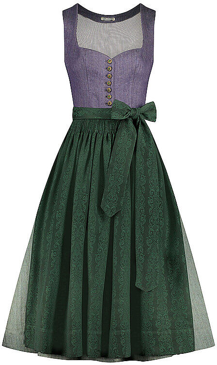 GOTTSEIDANK Dirndl HEDI 80cm dunkelgrün   40 40