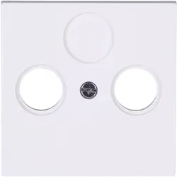 Kopp 490913002 HK07 - Antennen-Abdeckung TV/RF, Farbe: arktisweiß