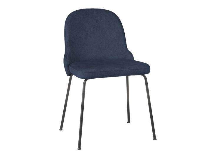 BELLA BLACK S - Vierfußstuhl Blau