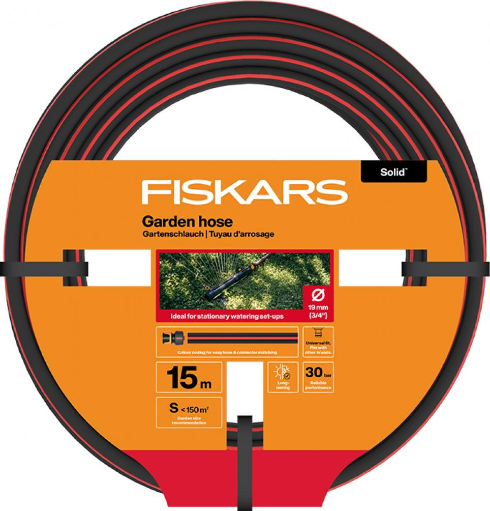 Fiskars Solid Tuinslang, 19 mm (3/4 inch), 15 meter