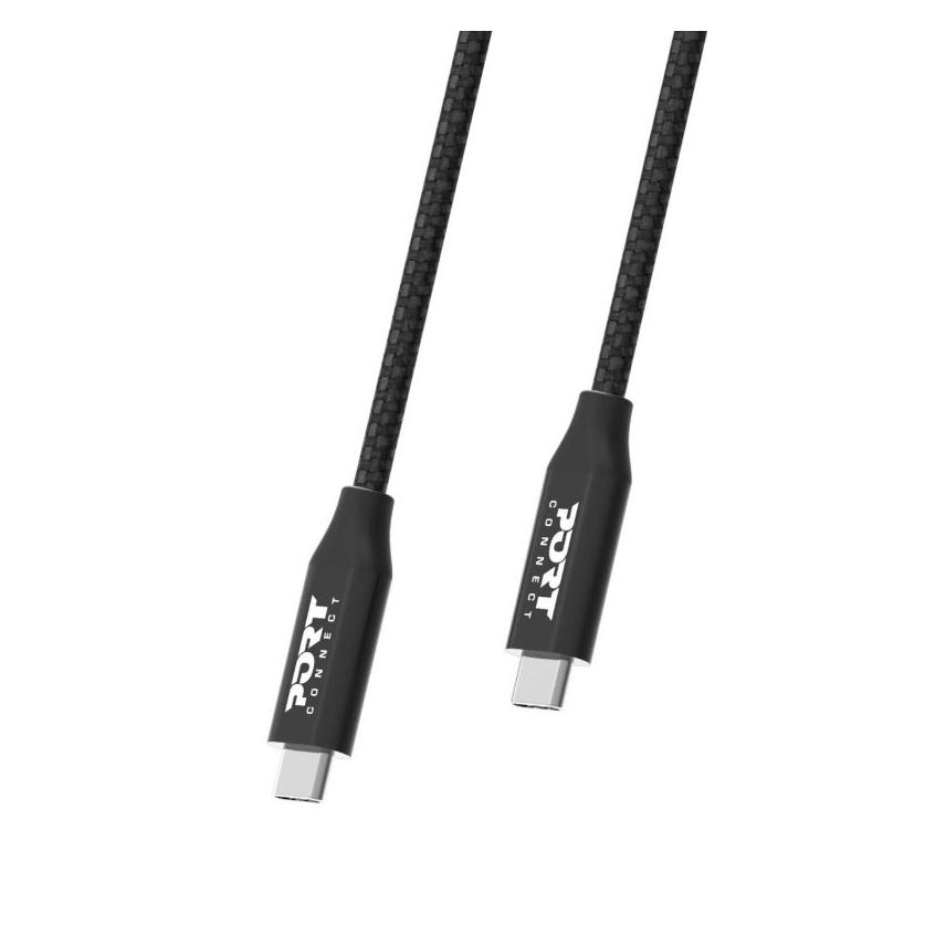 Port Designs Port CABLE TYPE C TO TYPE C 2M PD 100W - DATA USB 3.2 (2 m, USB 3.2 Gen 2x2, 100 W) (900057)