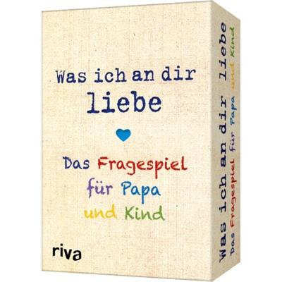 Was ich an dir liebe – Das Fragespiel für Papa und Kind, Sonstige von Riva Verlag, Riva, 978-3-7423-1638-7