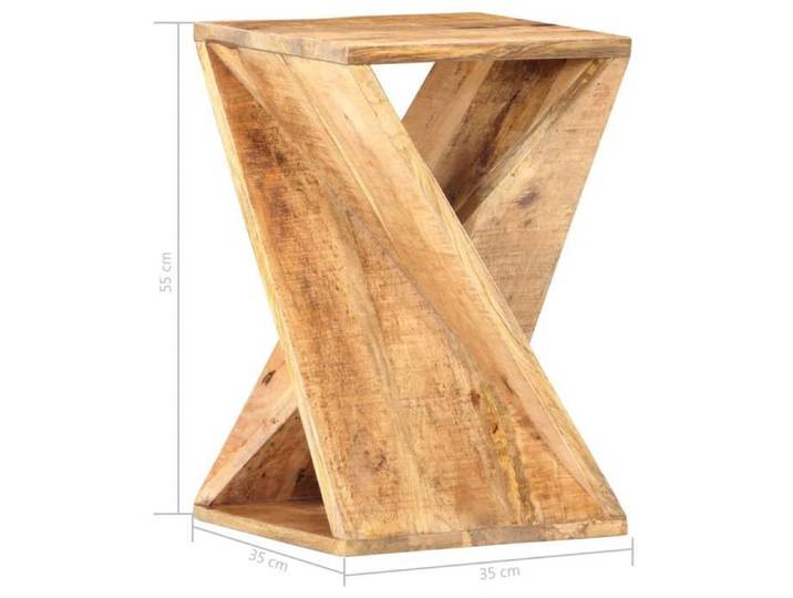 Bon marché * Table d'appoint - JILL'S Console - 35x35x55 cm Bois de manguier massif FR7574