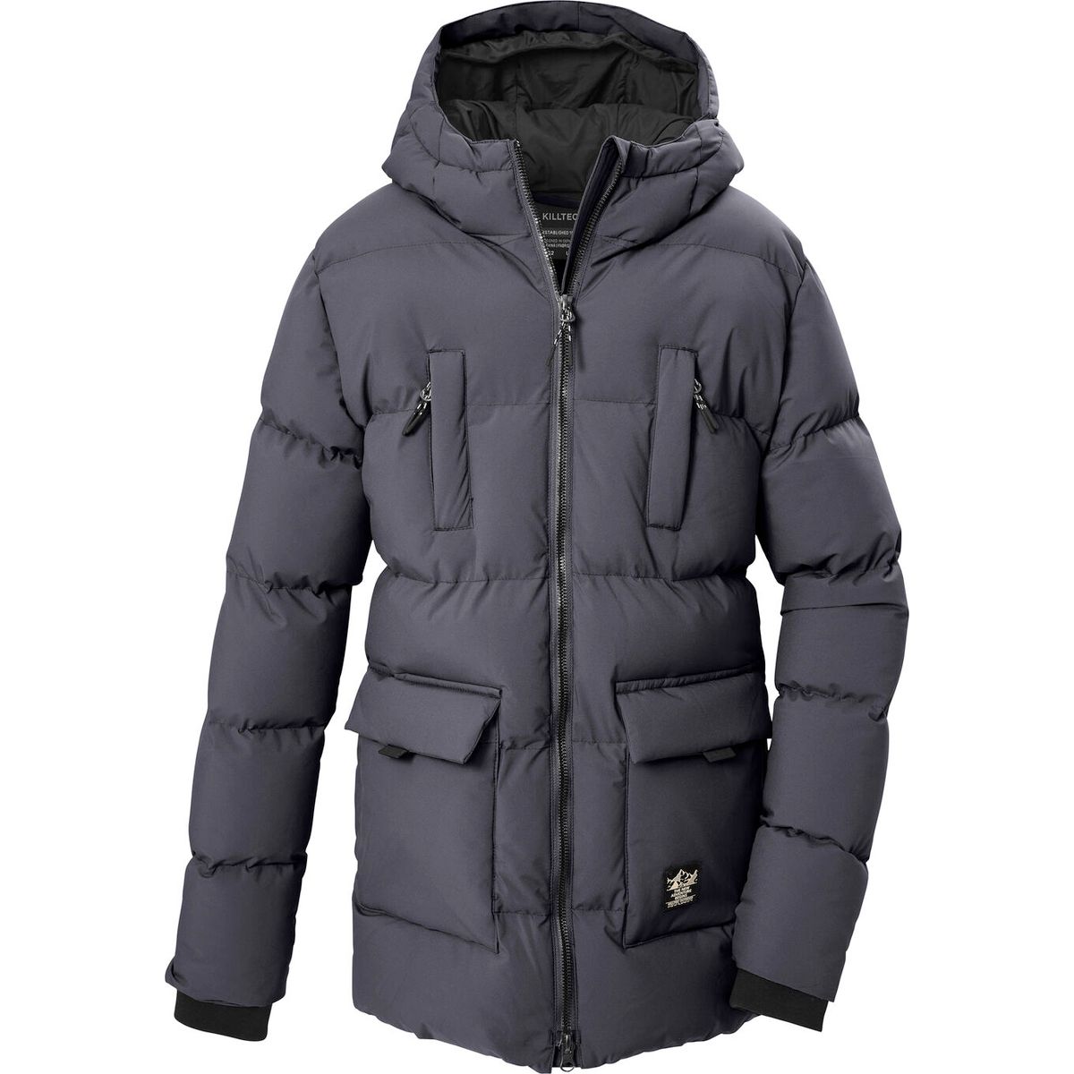 killtec KOW 159 Boys Quilted Parka dunkel stahl (00233) 128 44839-000-00233-128