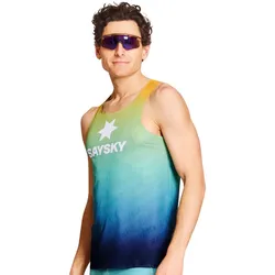 Saysky Herren Drip Dye Flow Air Singlet bunt