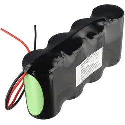 AccuCell Notleuchtenakku F1x4 Mono D (1 Stk., Akku), Akku Ladegerät