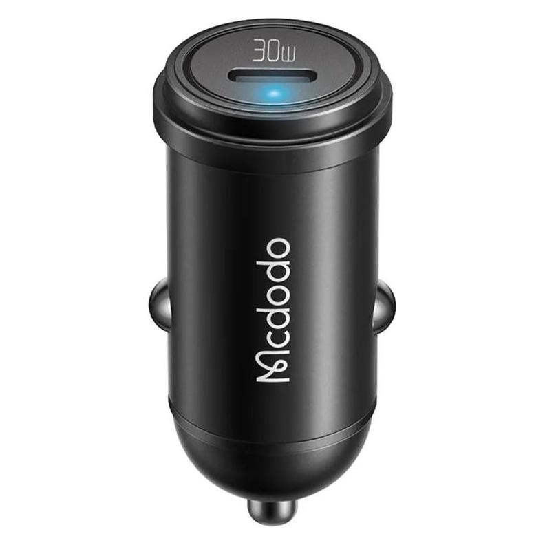 Mcdodo CC-7491 car charger, 1x USB-C, 30W (black) (CC-7491)