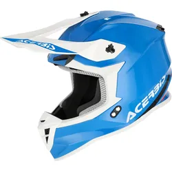 Acerbis Linear, Motocrosshelm - Hellblau/Weiß - S