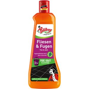 Poliboy Fugenreinigungsmittel Fliesen & Fugen, Konzentrat, Pure Kraft, Fugenaufhellung, 500ml