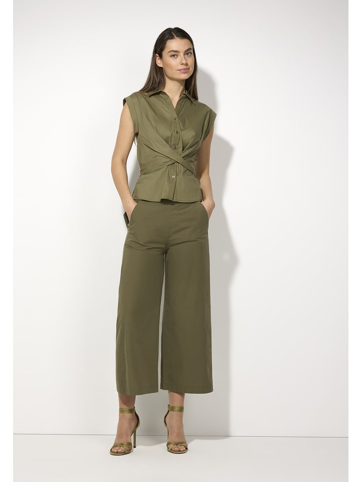 More & More Bluse in Khaki - 40