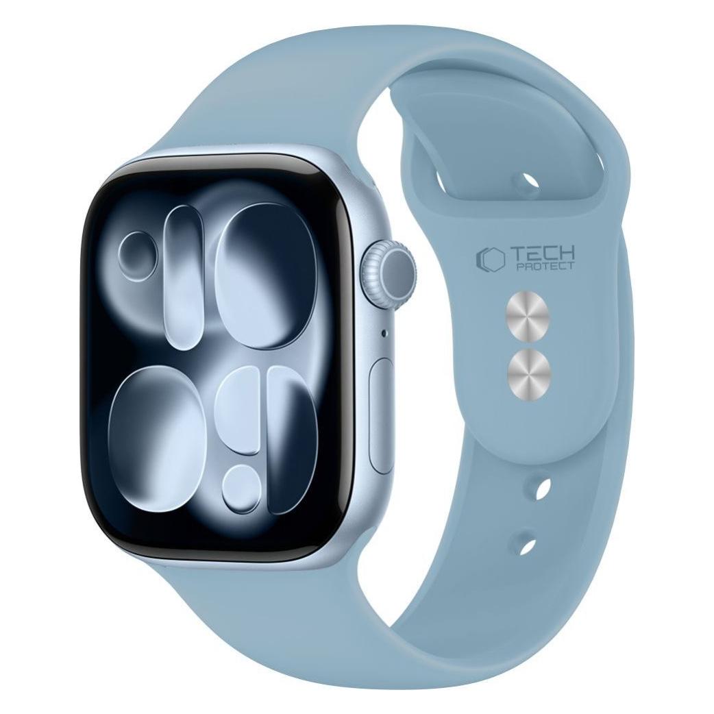 4Kom .pl Pasek Tech-Protect Silicone Apple Watch 8 / 9 / 10 / 11 / 12 / SE 40/41/42 mm Blue Jeans (30991-0)