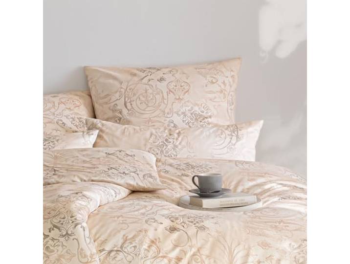 Estella Kissenbezug Gregorio Interlock Mako-Jersey Sand Größe 80x80 cm