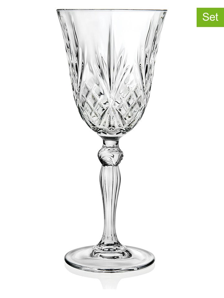 RCR cristalleria 6er-Set: Weingläser "Melodia" - 270 ml - onesize