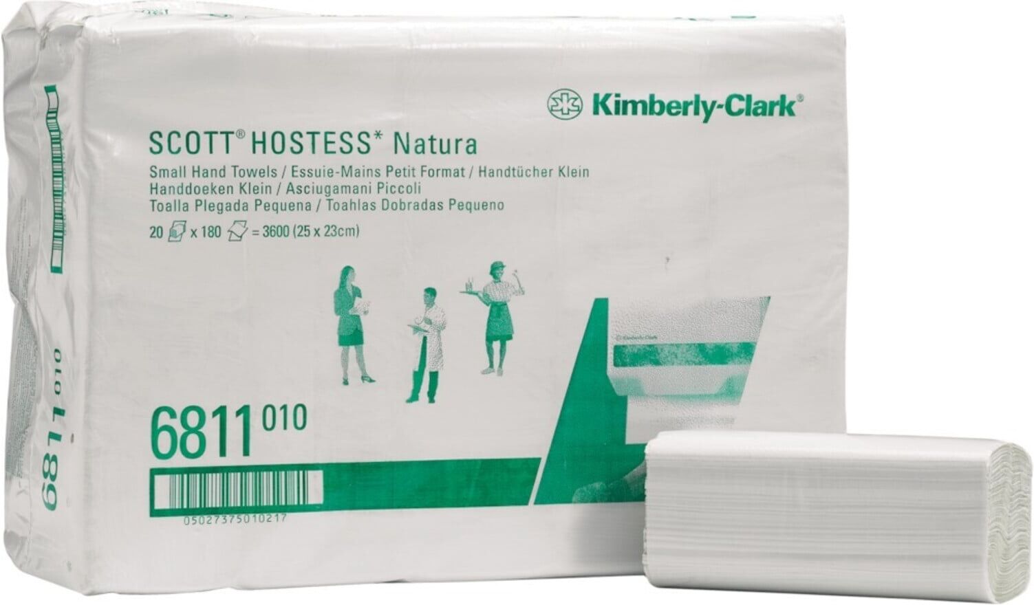 Natura Handtücher klein 2lagig weiß ; SCOTT Safety (6811)