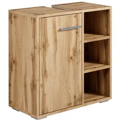 WASCHBECKENUNTERSCHRANK Neptunus 1 Tür Eiche - 60 x 30 x 60 cm