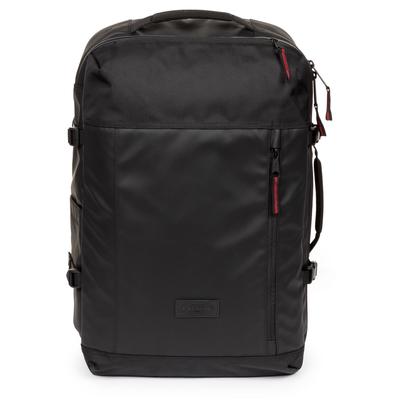 Weichgepäck-Trolley EASTPAK "CNNCT TRAVELPACK CNNCT Top Black", Gr. B/H/T: 52cm x 34cm x 15cm 34 l, schwarz, Polyester, unifarben, Koffer, Handgepäck Koffer, Reiserucksack mit 16" Laptopfach und Trolleygurt