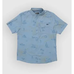 Salty Crew Flagship Uv Button Up Hemd clear sky Gr. M