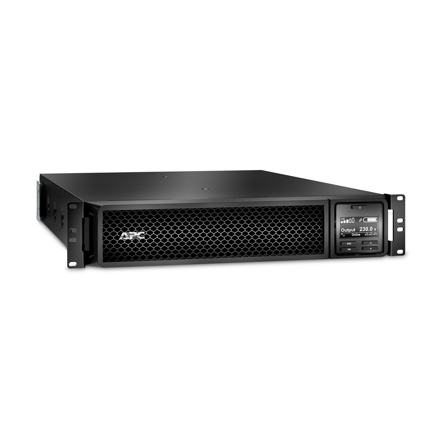 APC Smart UPS SRT SRT2200RMXLI-NC, 2200VA, Rack, 2x C19, 8x C13, NMC