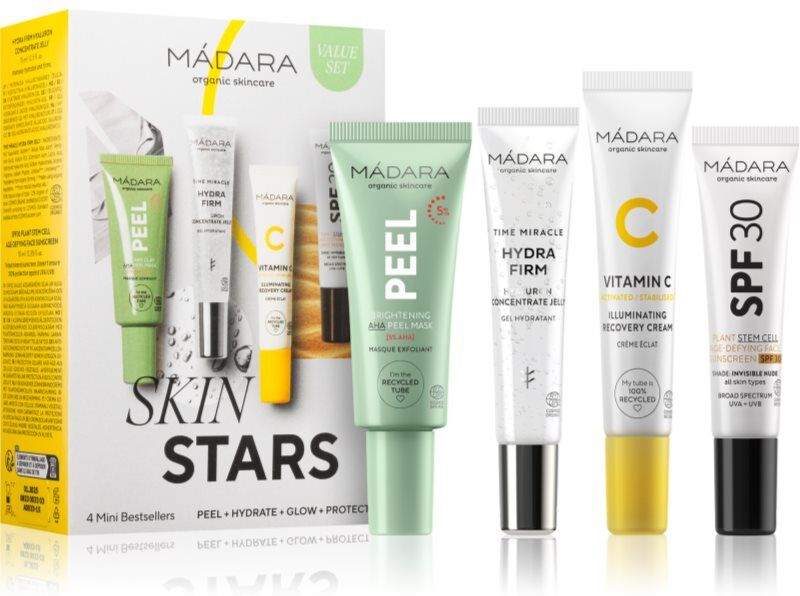MÁDARA Skin Stars ensemble pour une peau parfaite