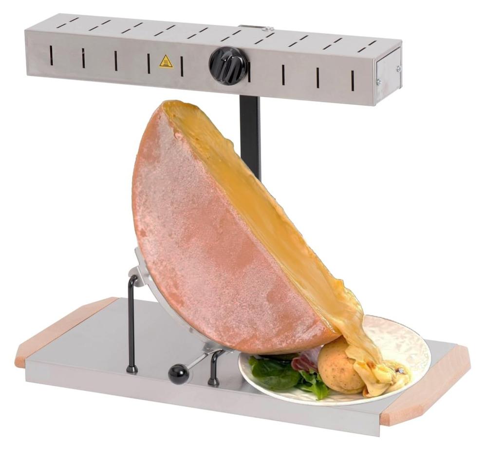 Raclette-Gerät - Für 6 bis 8 Personen - 230 V - Mit einstellbarem Heizwinkel - Mit Zündschalter