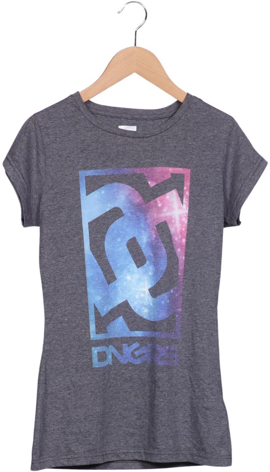 Dangerous Dngrs Damen T-Shirt, Grau, Gr. S, Baumwolle / Synthetik - Second Hand
