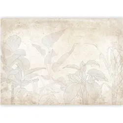 Artgeist, Tapete, Fototapete - Subtle Exotic Plants (200 x 140 cm)