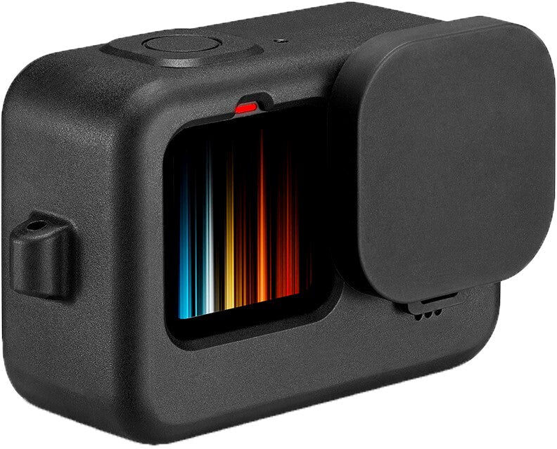 INCOVER GoPro Hero 9 / 10 / 11 Silikone Case m. Strop & Linsebeskyttelse - Sort
