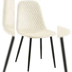 CLP Stuhl Giverny Samt/creme