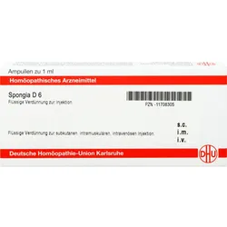 Spongia D6 Ampullen 8 ML