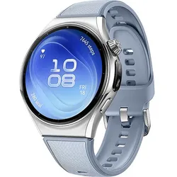 HUAWEI Watch 6 Smartwatches Edelstahl Fluoroelastomer-Armband, 120-190 mm, Blau